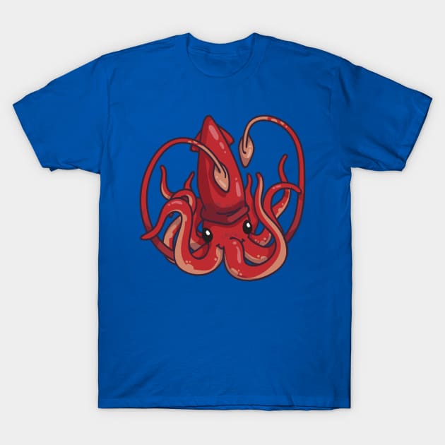 Colossal Squid T-Shirt by bytesizetreasure